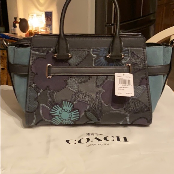 Coach Handbags - Coach Swagger 27 Colorblock Mixed Leather Satchel